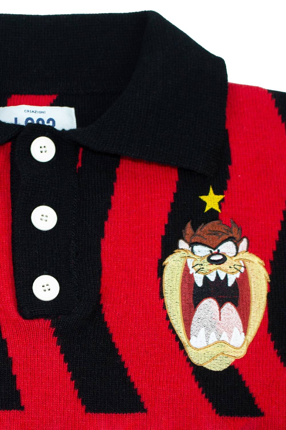 Lc23 LC23 IUTER Looney Tunes AC Taz Knitted Jumper Promozione Limitata