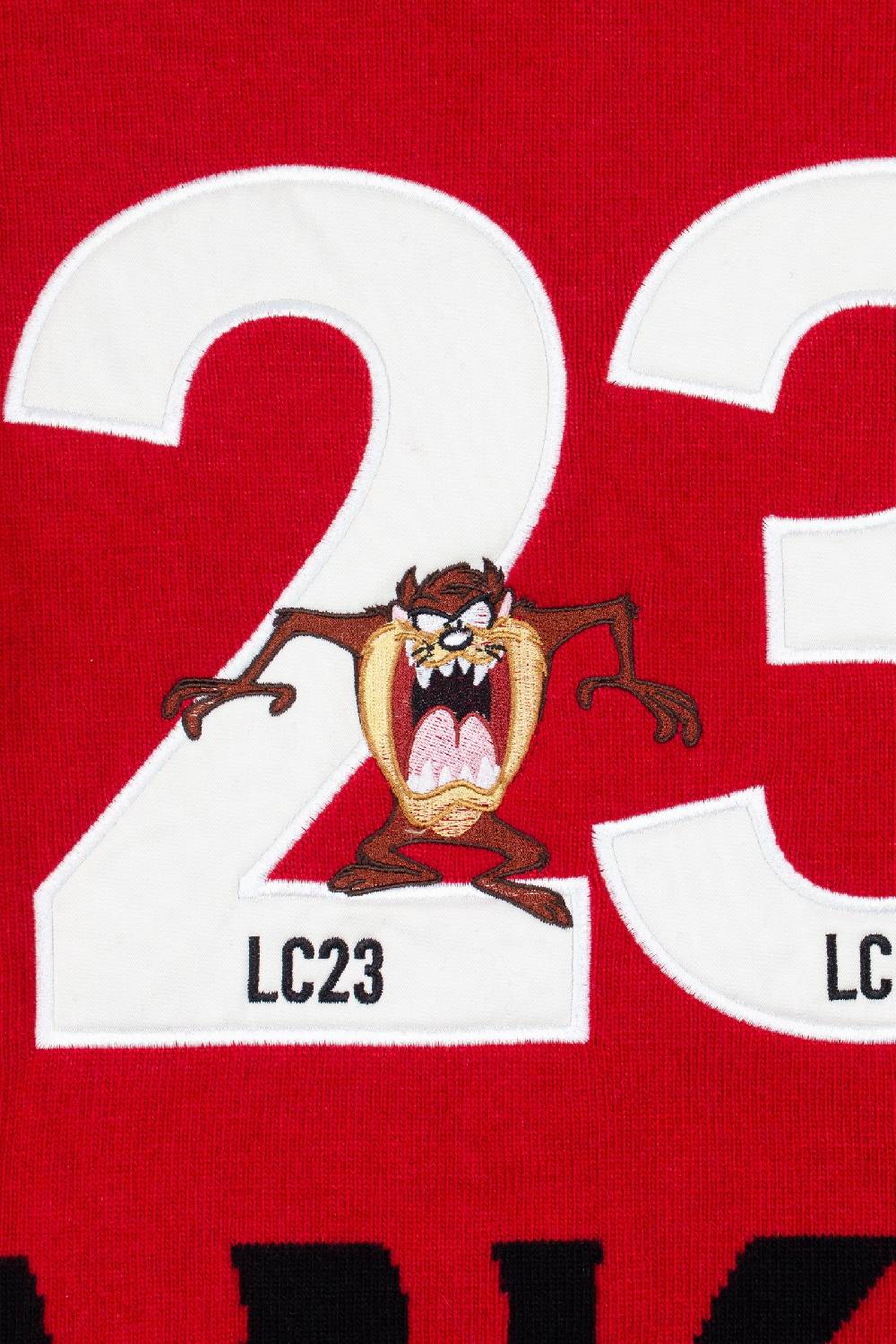 Lc23 LC23 IUTER Looney Tunes AC Taz Knitted Jumper Promozione Limitata