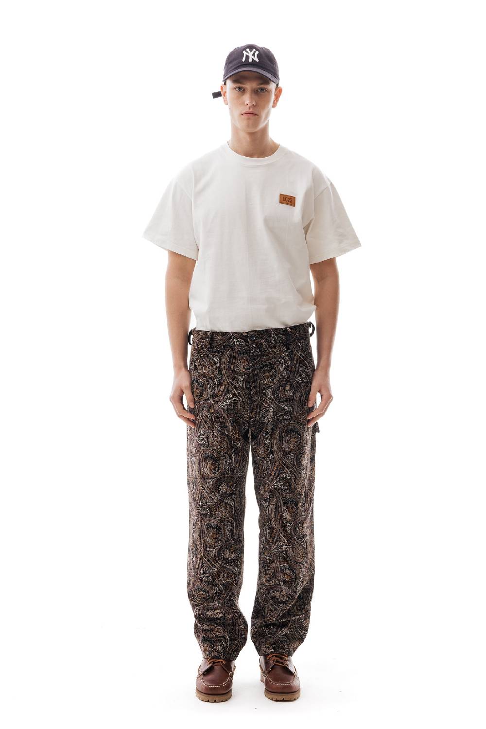 Lc23 Work Corduroy printed Trousers