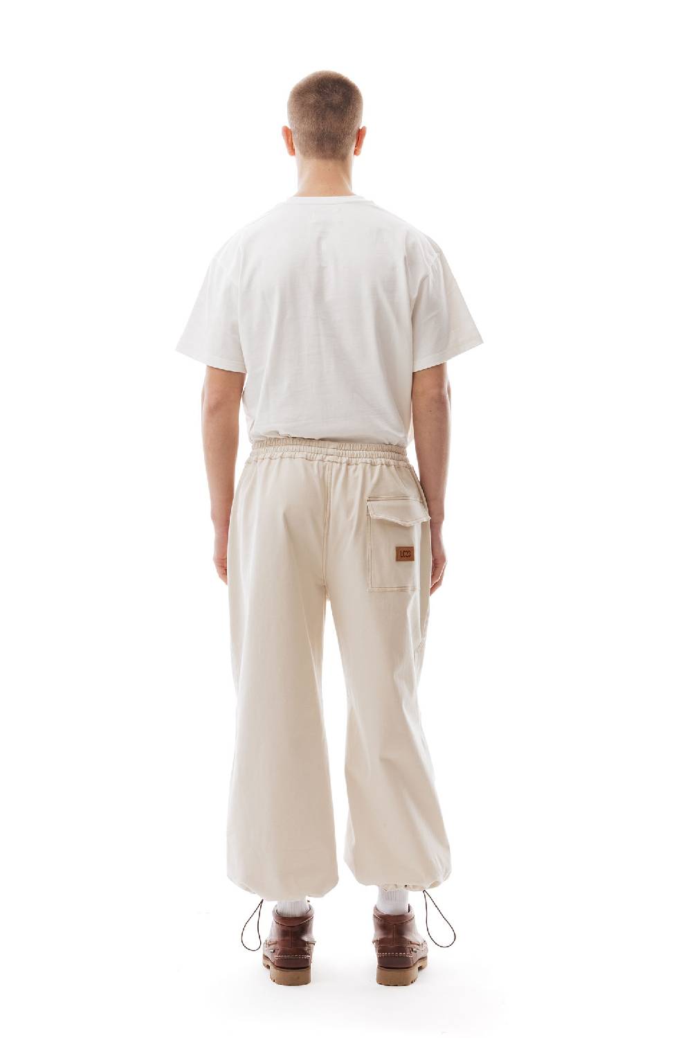 Lc23 Paracadute Pants Cream Sconto