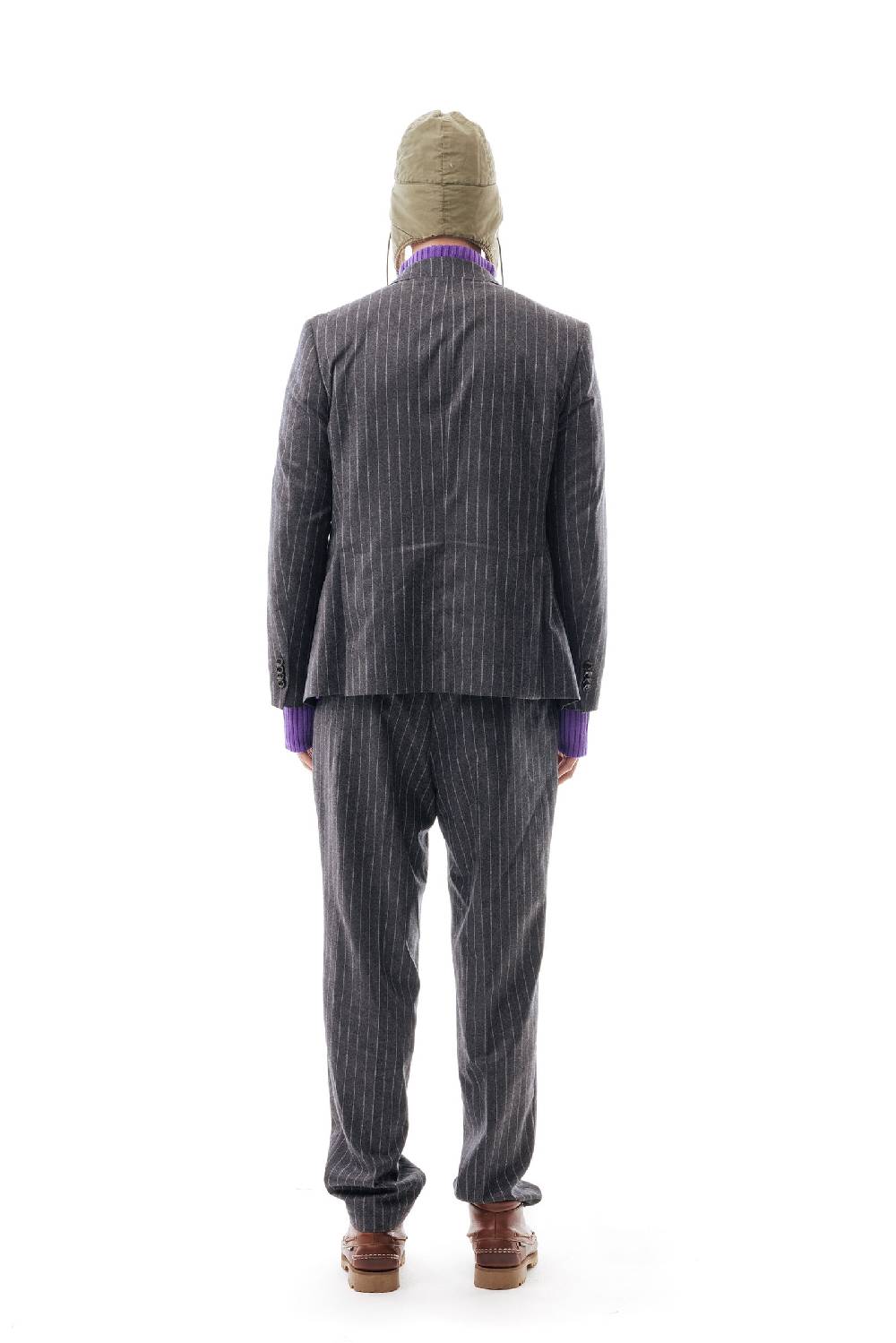 Lc23 Gessato Grey Blazer Outlet