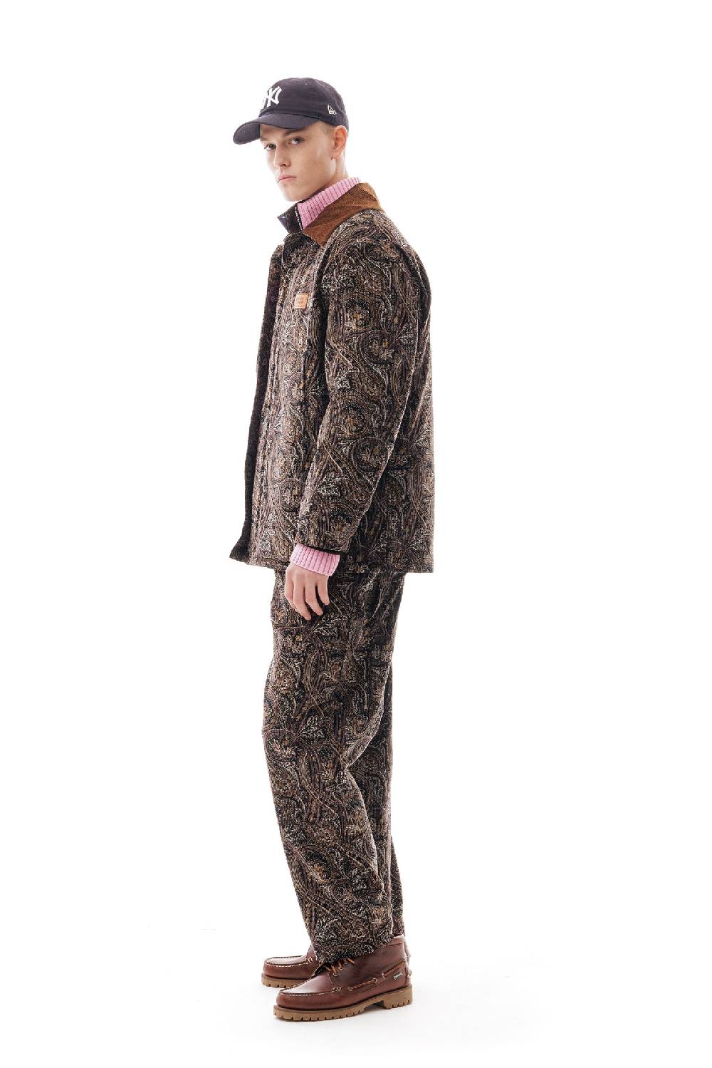 Lc23 Printed Corduroy Work Jacket Saldi