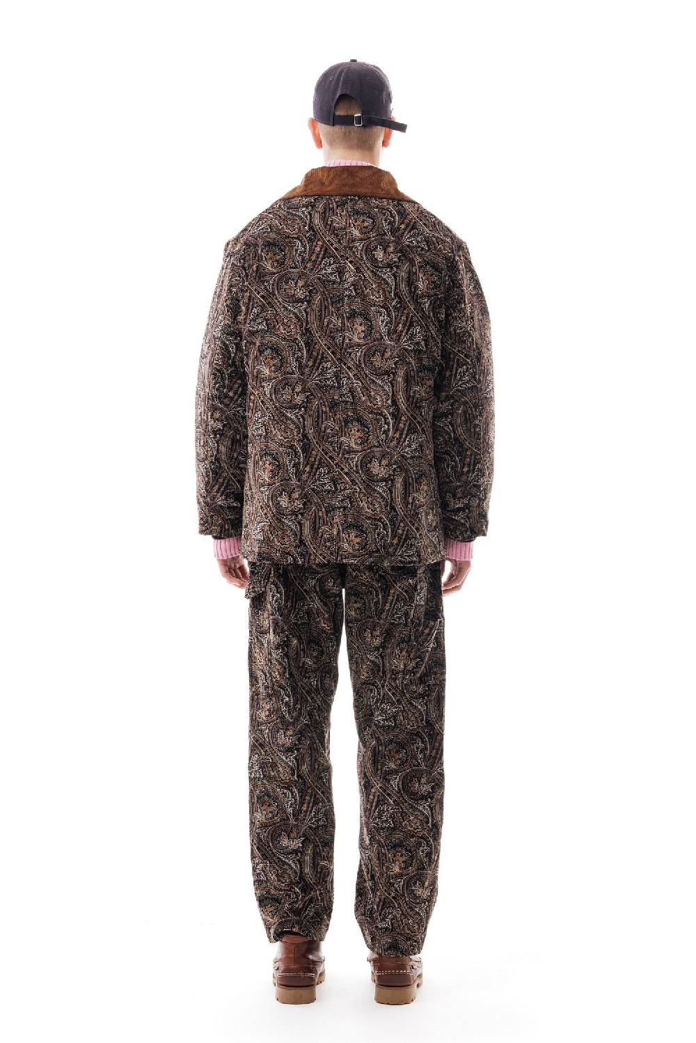 Lc23 Printed Corduroy Work Jacket Saldi