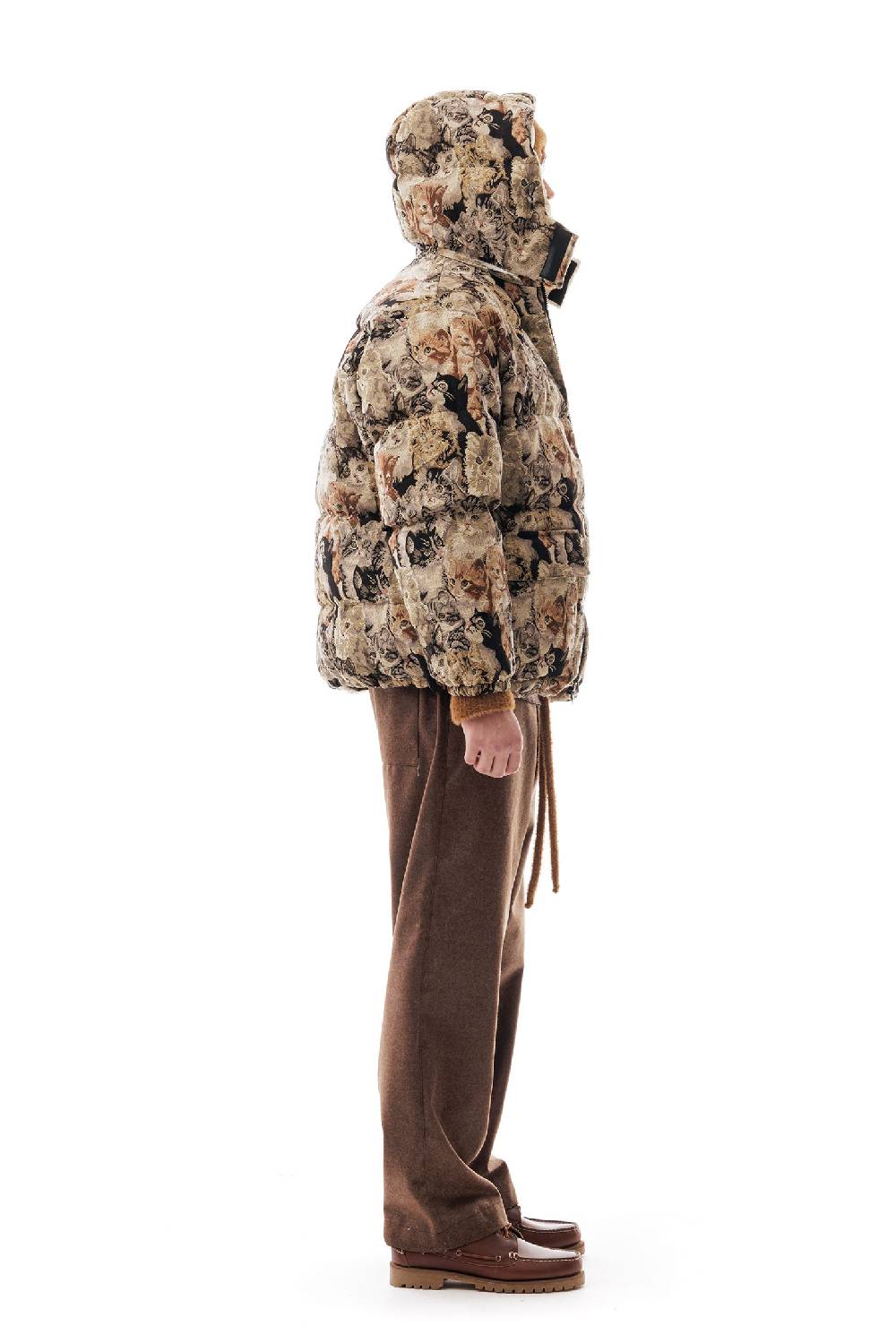 Lc23 Tapestry Cats Down Jacket Hotsell