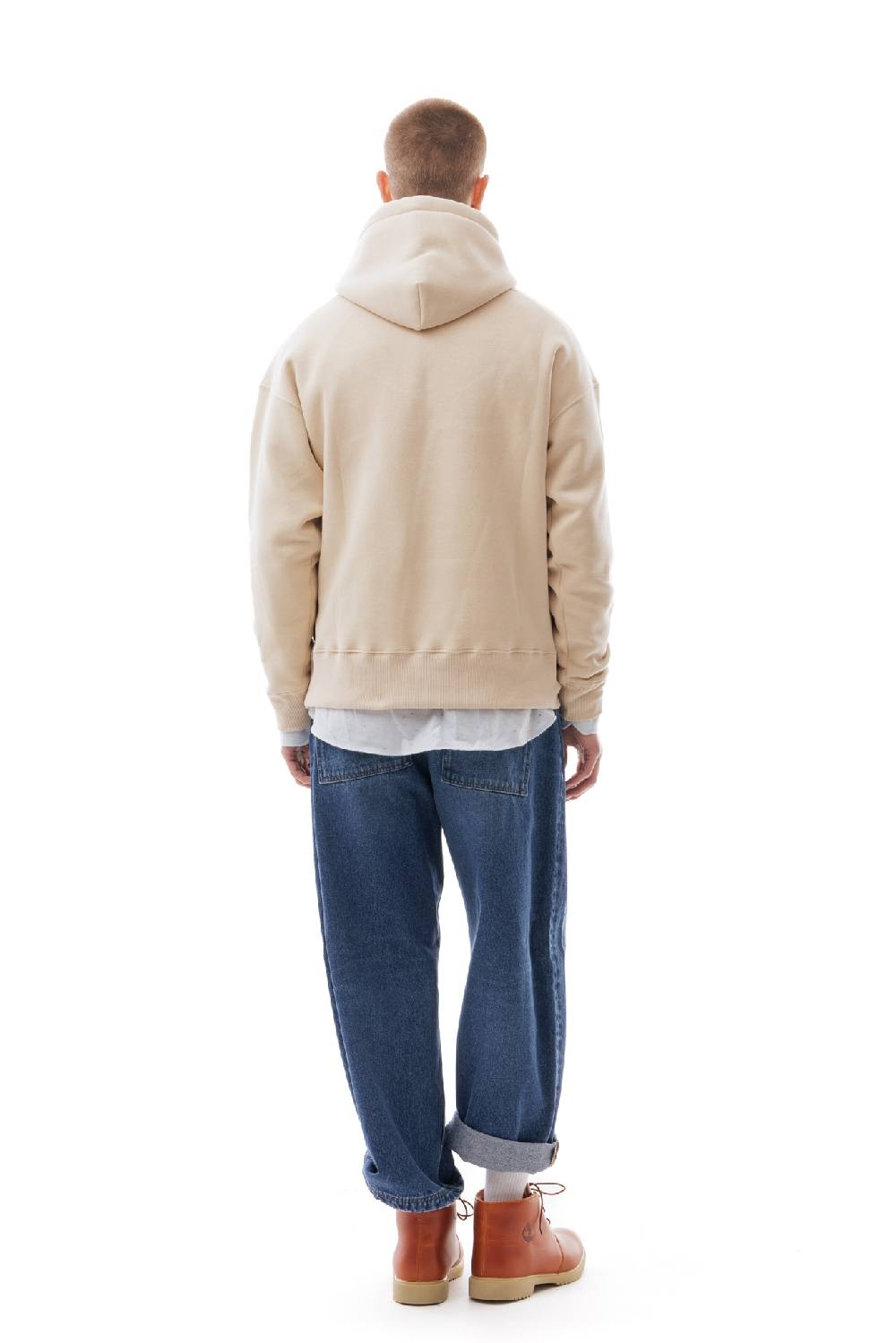 Lc23 Basic Hoodie Beige Saldi Di Fabbrica