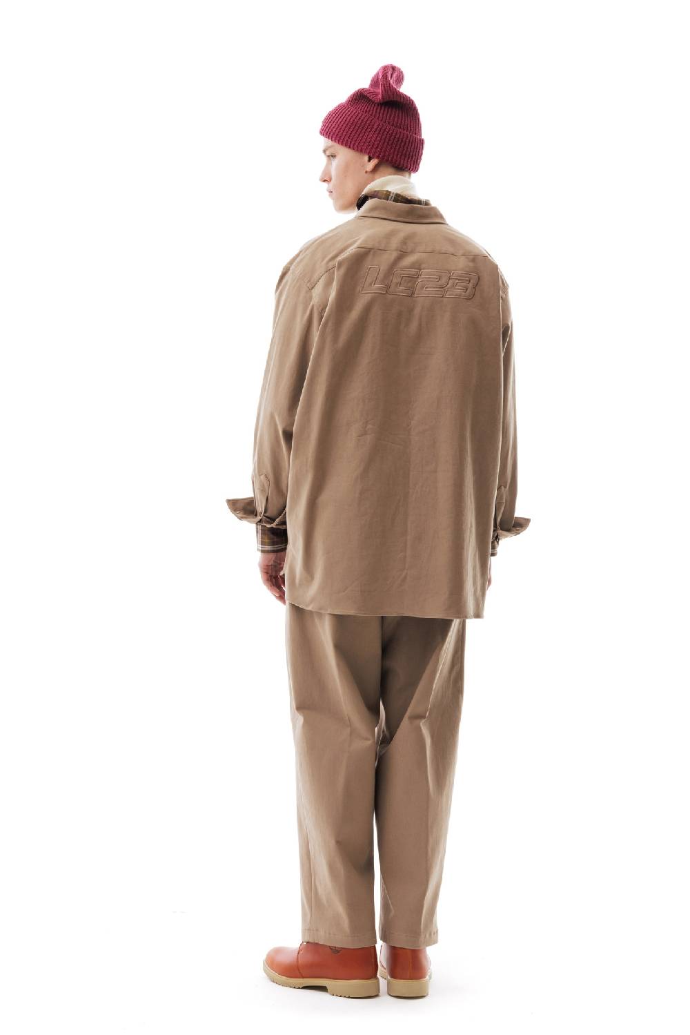 Lc23 Gabardina Overshirt Beige Flash Sale