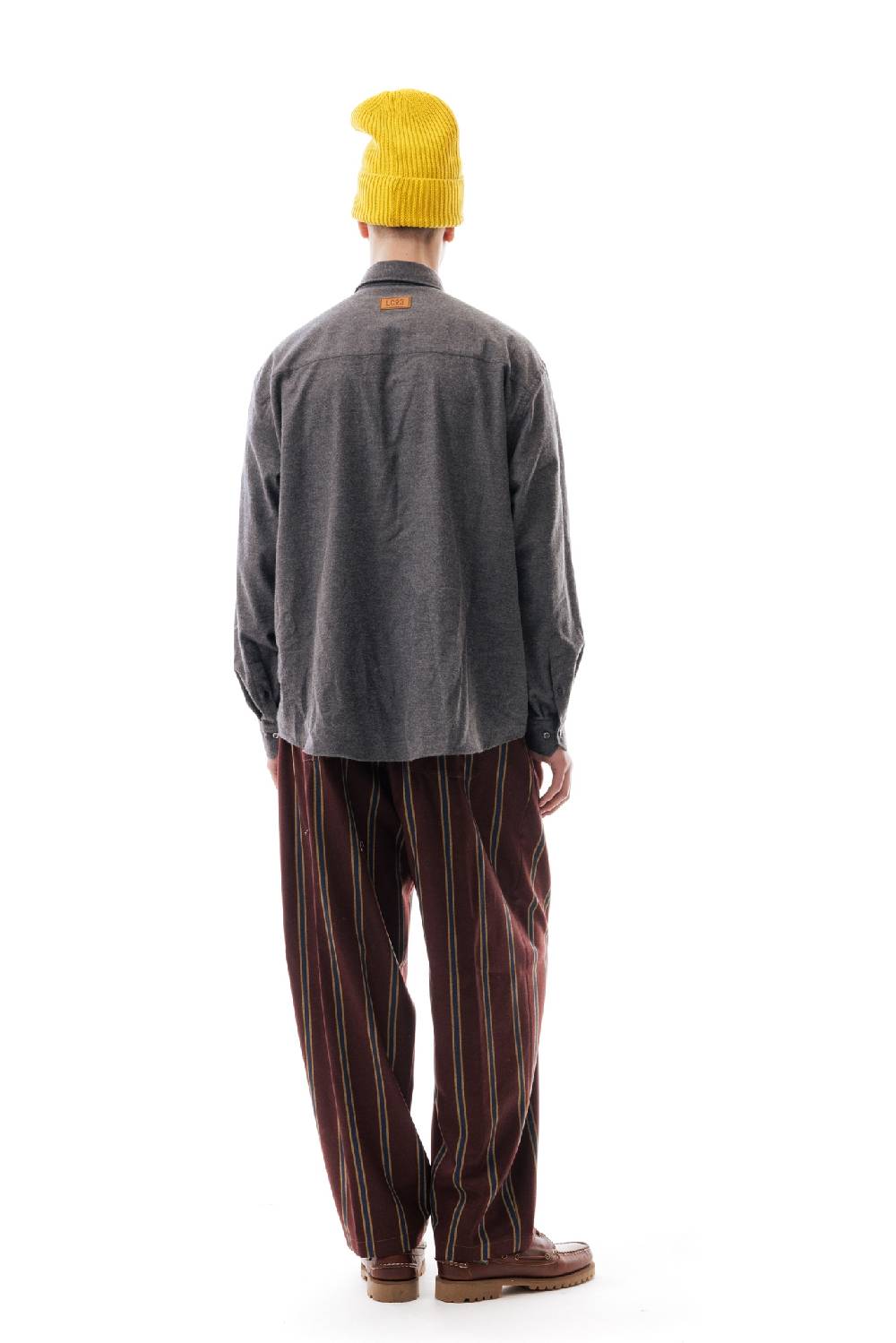 Lc23 Flannel Multipocket Shirt Dark Grey Vendite stagionali