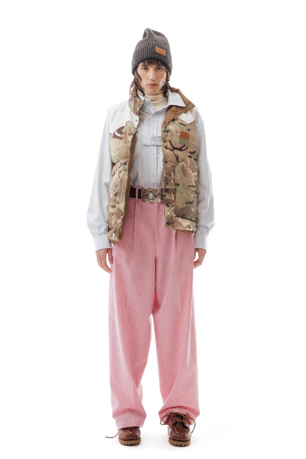 Lc23 Camo Paneled Down Vest