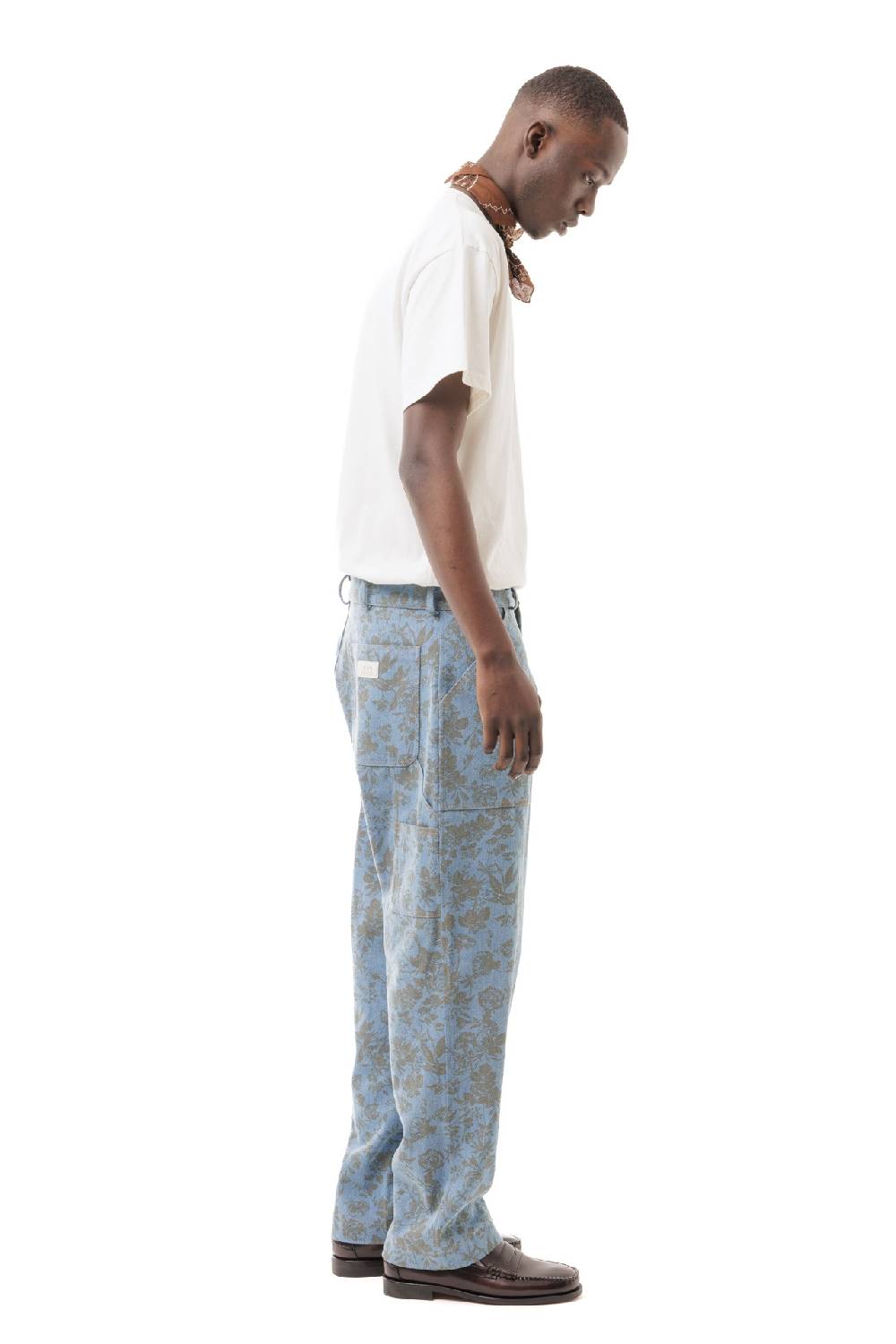 Lc23 Denim Printed Work Trousers Lightning offer