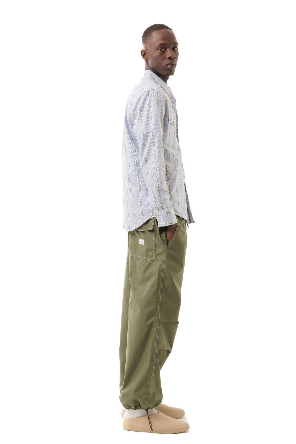 Lc23 Stripes&Flowers Western Shirt Blue Sconti VIP