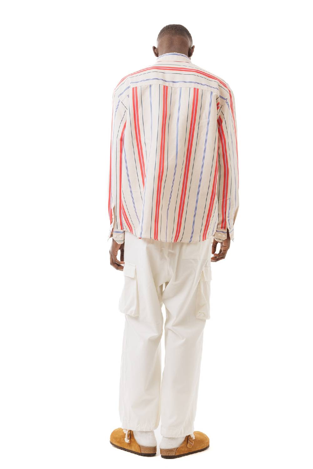 Lc23 Stripes Beige-Red Shirt Offerta settimanale