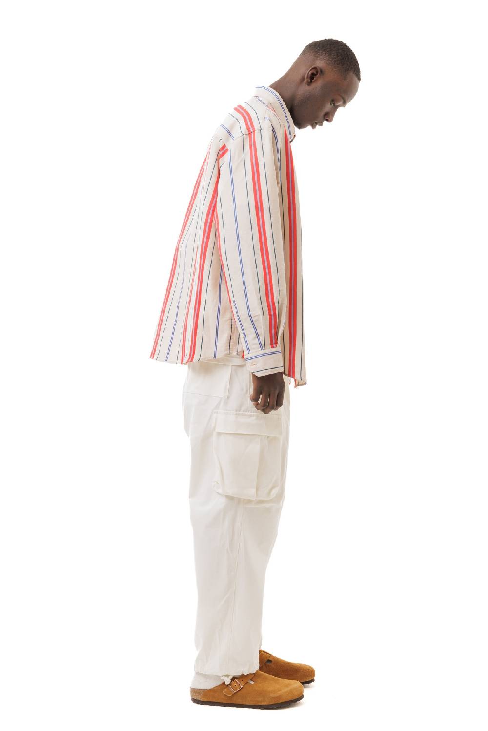 Lc23 Stripes Beige-Red Shirt Offerta settimanale