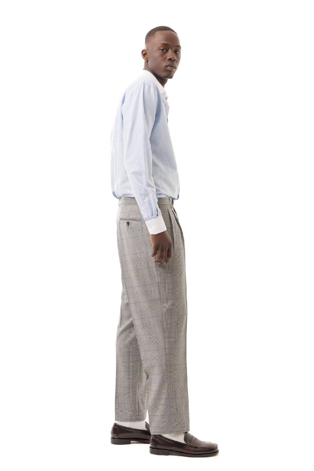 Lc23 Prince of Galles Grey Trousers Fino al 60% di sconto