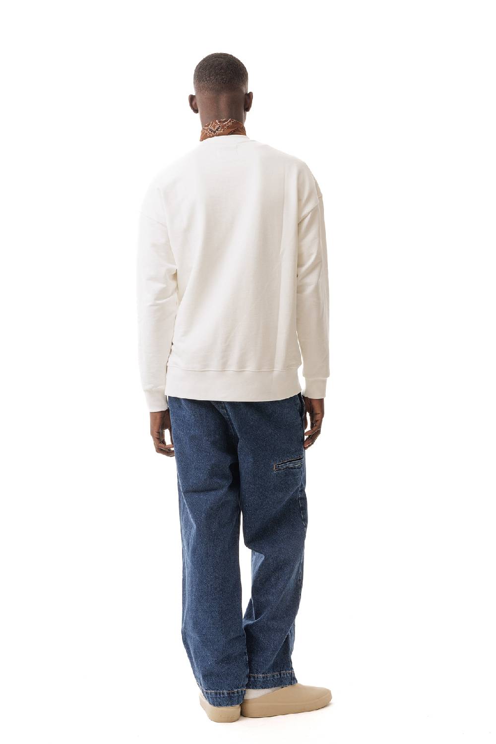 Lc23 Western Logo Sweatshirt Cream 50% di sconto per tempo limitato