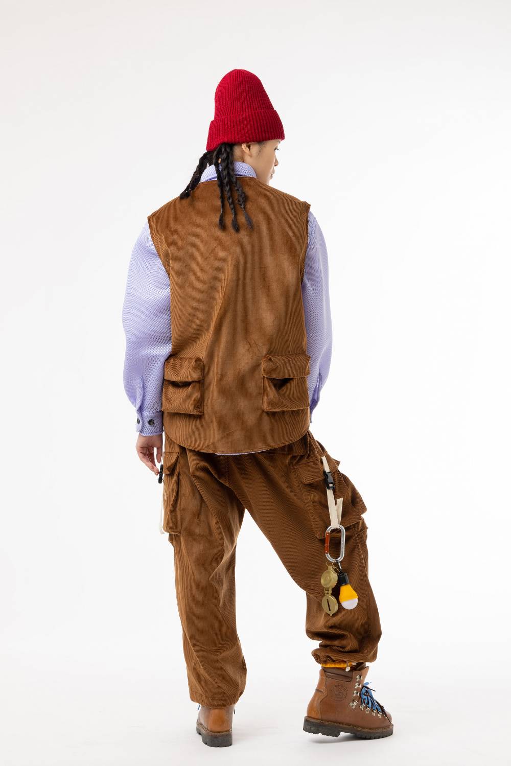 Lc23 Corduroy Cargo Pants Brown Fino Al -60%