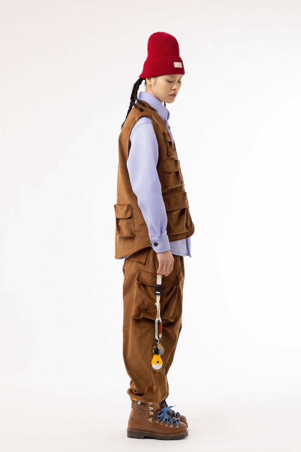 Lc23 Corduroy Cargo Pants Brown Fino Al -60%