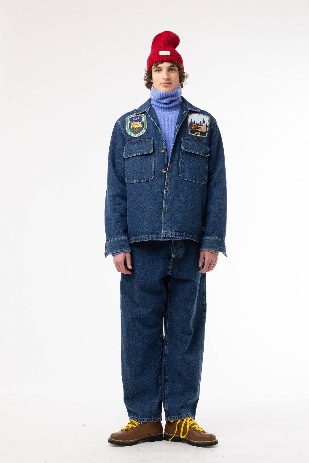 Lc23 Denim Patch Overshirt