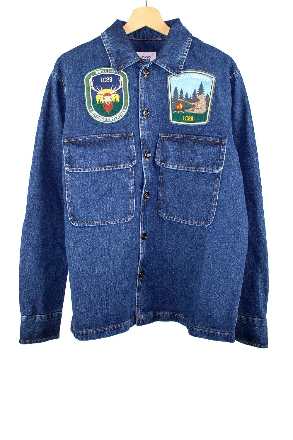 Lc23 Denim Patch Overshirt Novità