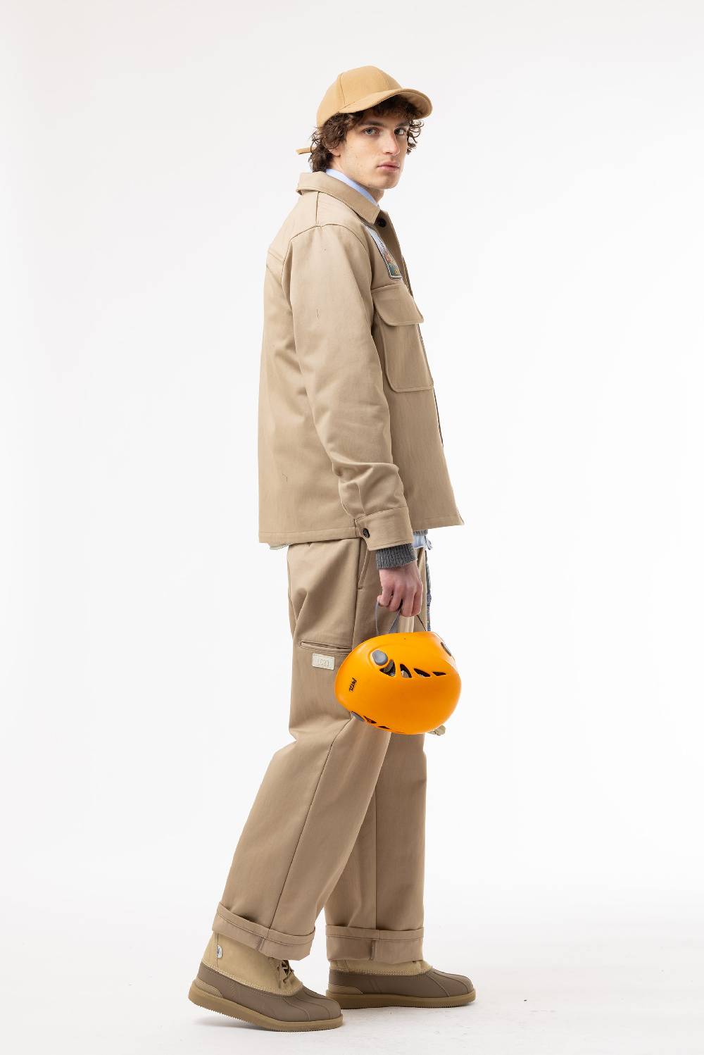 Lc23 Patch Canvas Overshirt Beige Presa