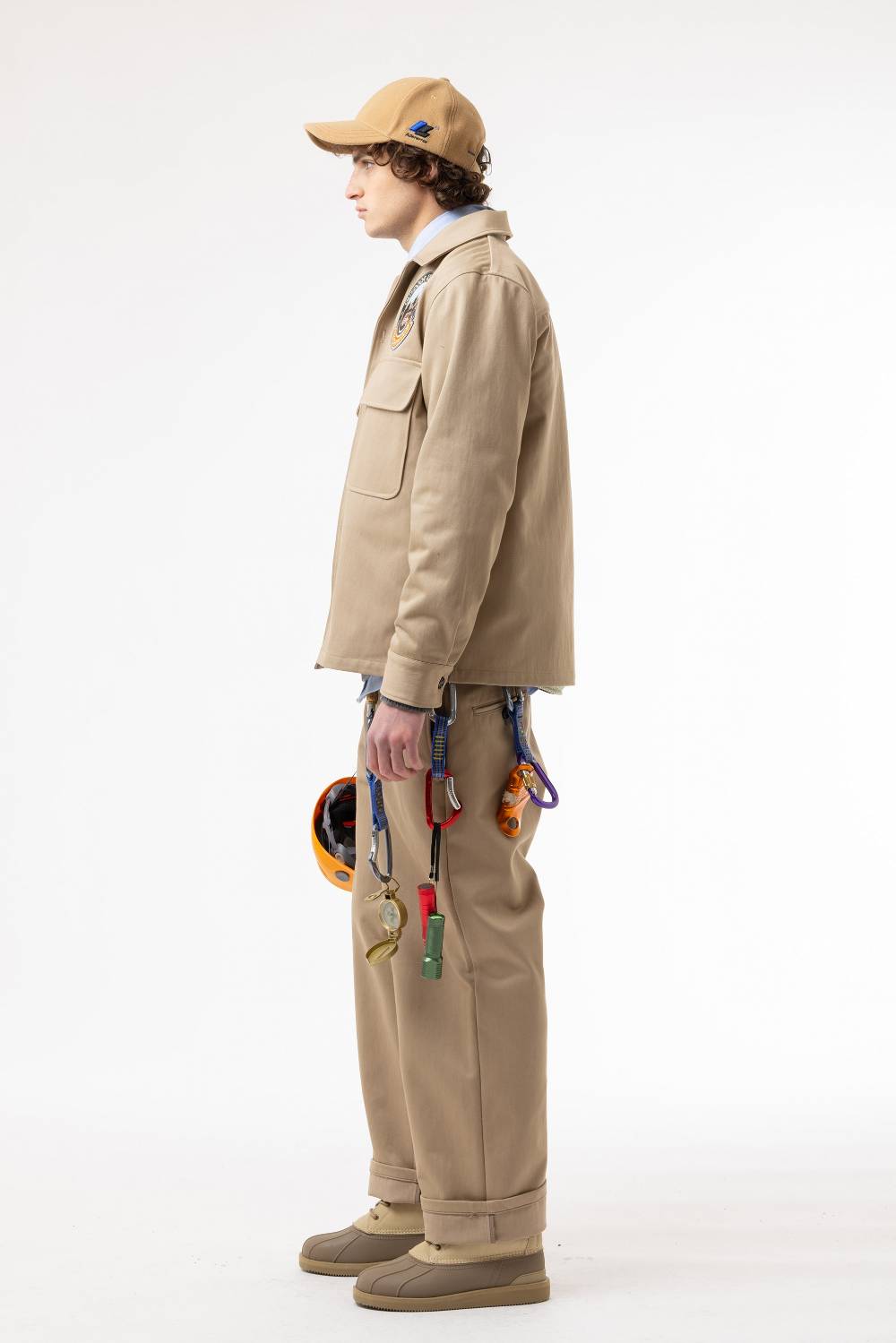 Lc23 Patch Canvas Overshirt Beige Presa