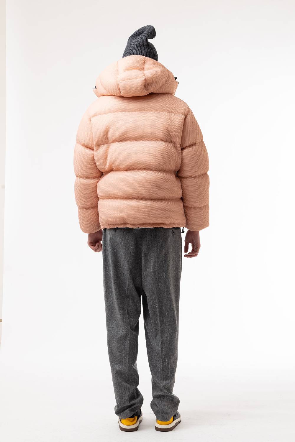 Lc23 Mesh Down Jacket Pink Offerta