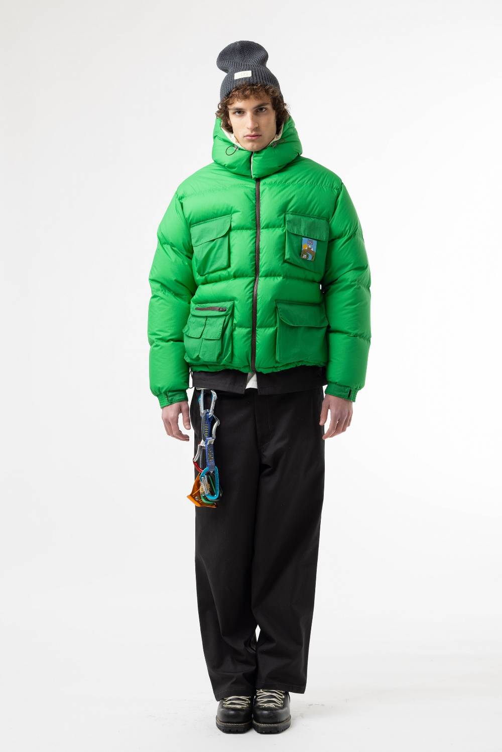 Lc23 Multipocket Down Jacket Green