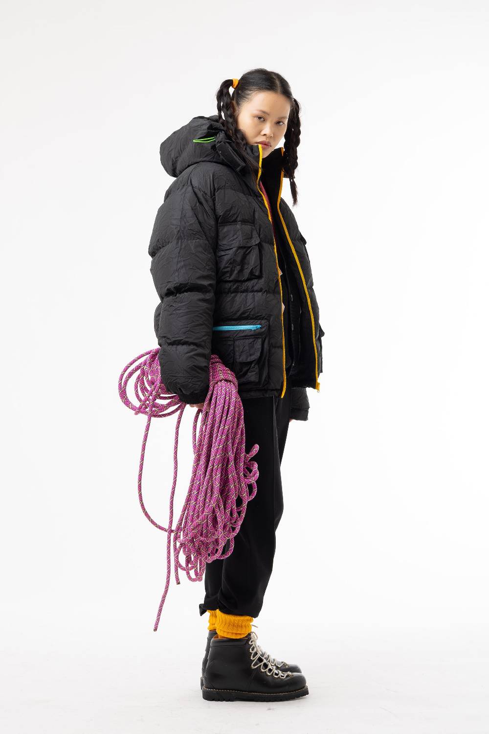 Lc23 Multipocket Down Jacket Black Online