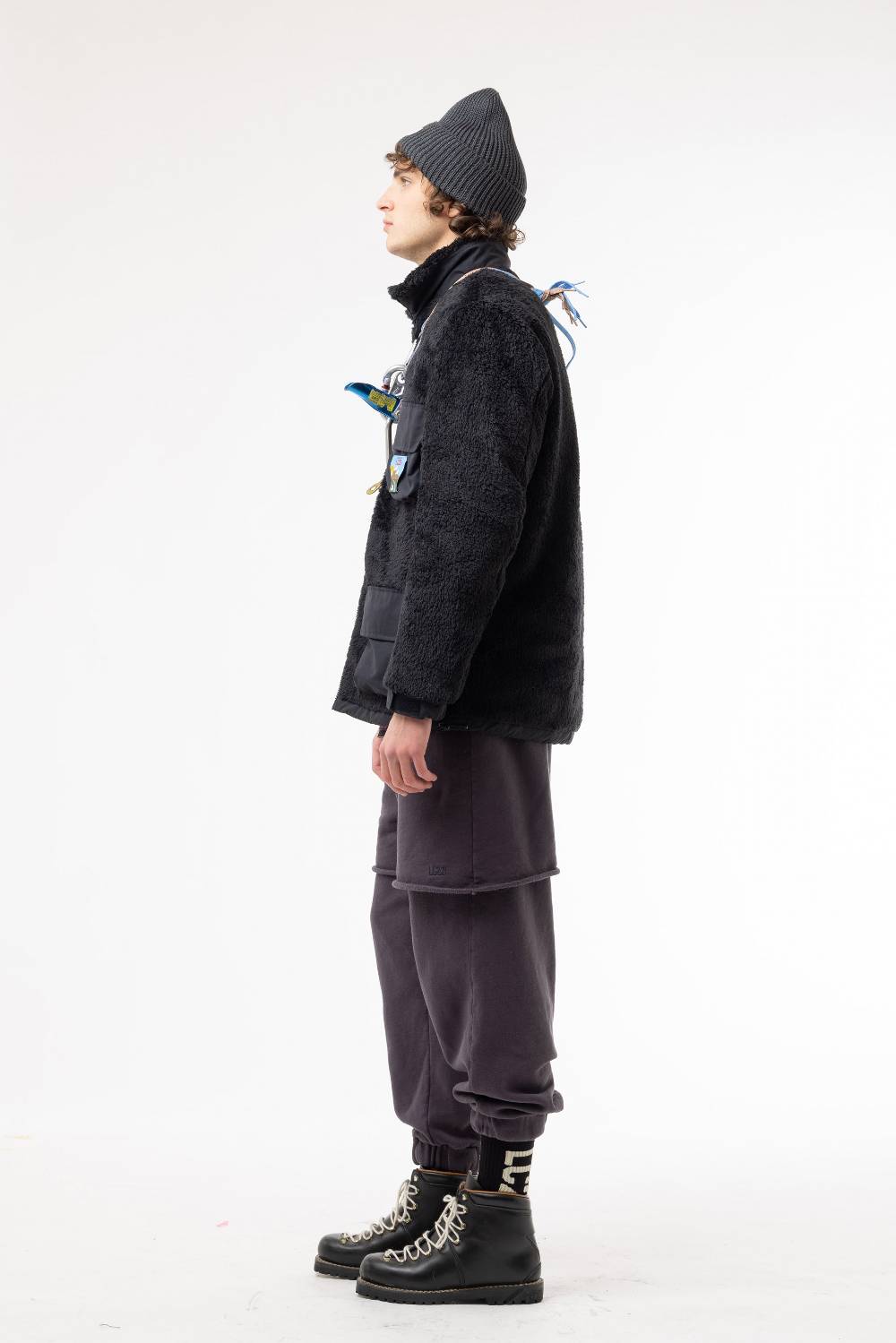 Lc23 Polartec Sherpa Jacket Black Offerte