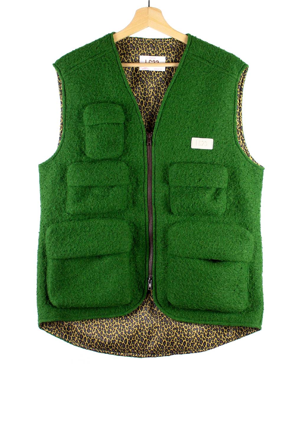 Lc23 Casentino Multipocket Vest Green Saldi Di Fabbrica