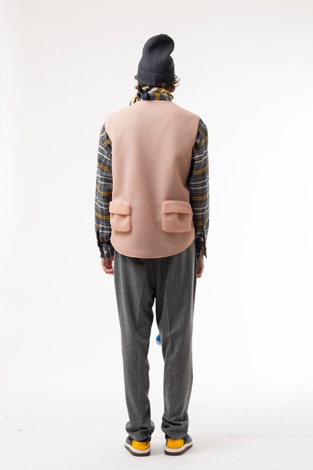 Lc23 Mesh Multipocket Vest Pink I Più Venduti