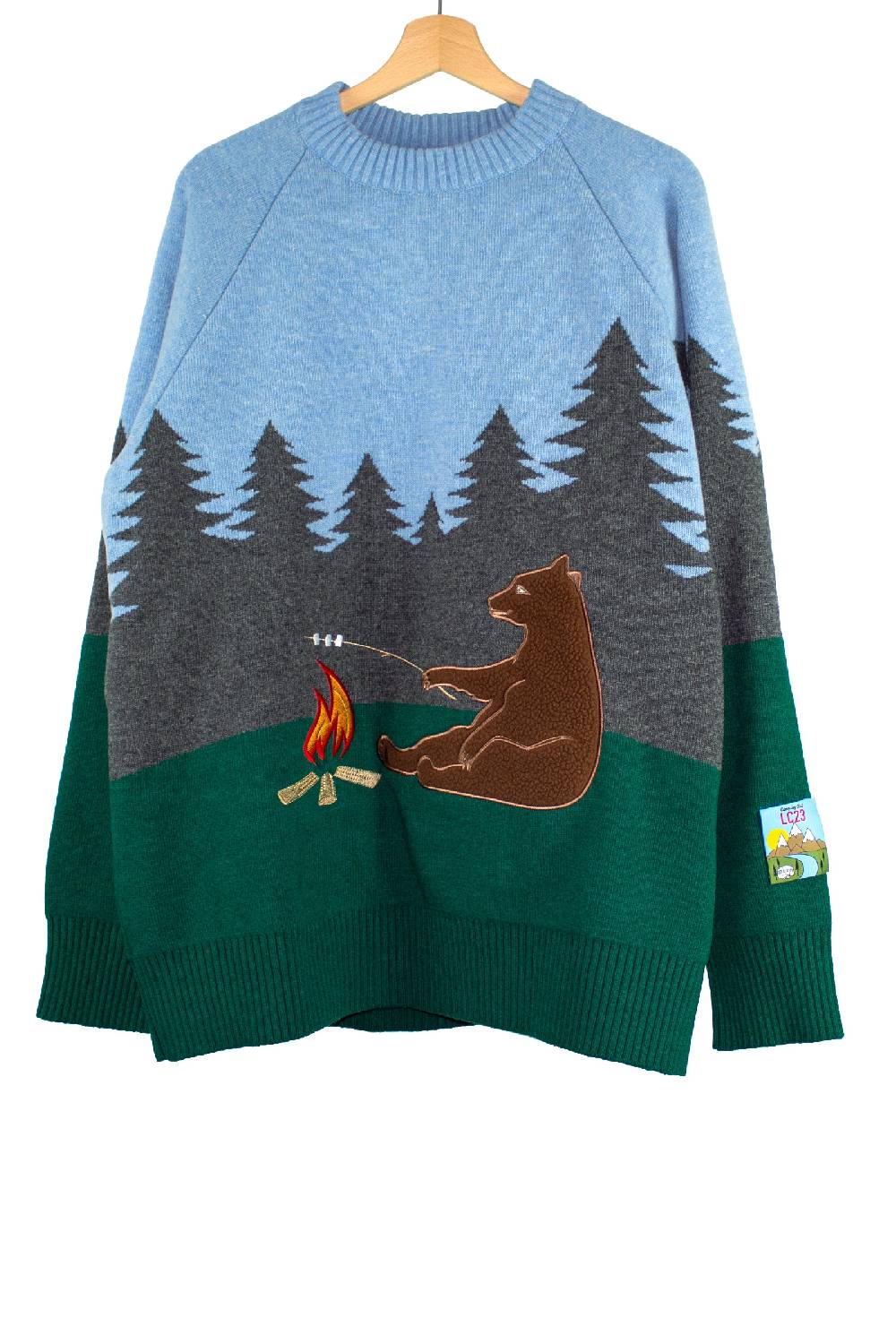 Lc23 Bear Jaquard Sweater Comprare a buon mercato