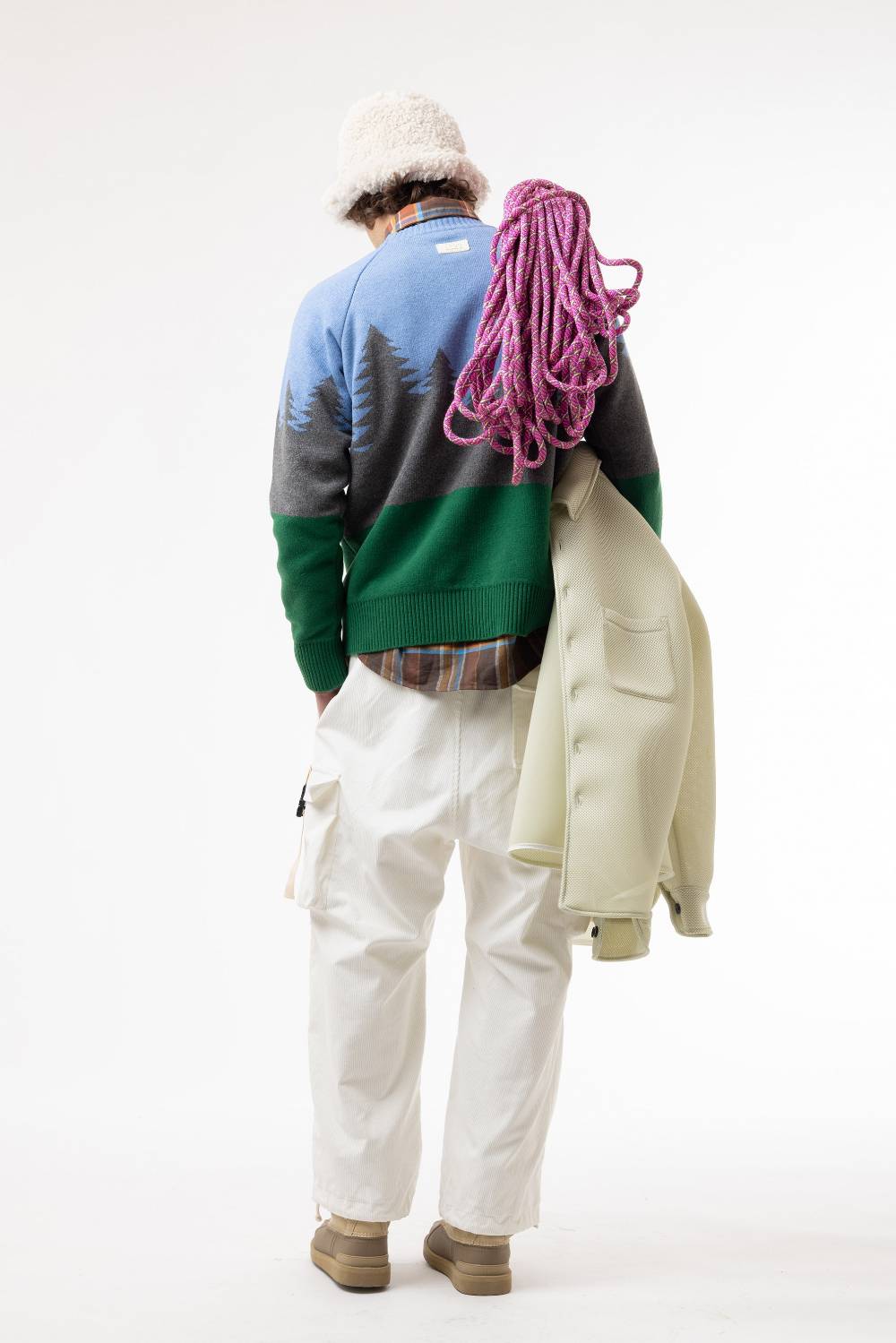 Lc23 Bear Jaquard Sweater Comprare a buon mercato