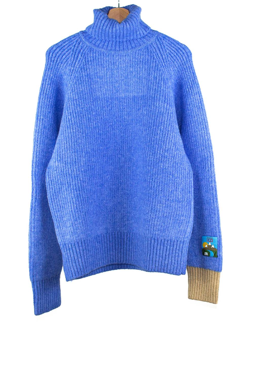 Lc23 Turtleneck Sweater Blue Flash Sale