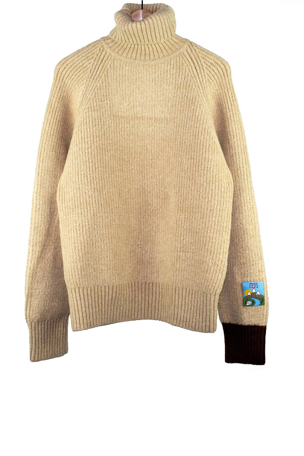 Lc23 Turtleneck Sweater Beige Fornitura limitata
