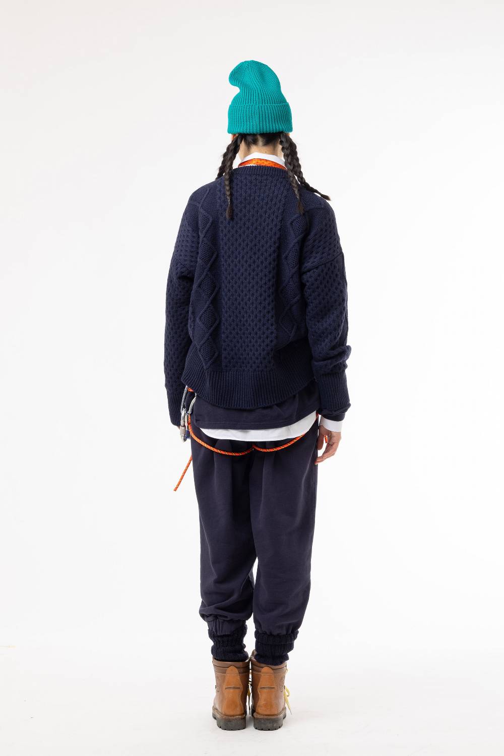 Lc23 Printed Irish Sweater Navy Vendite stagionali