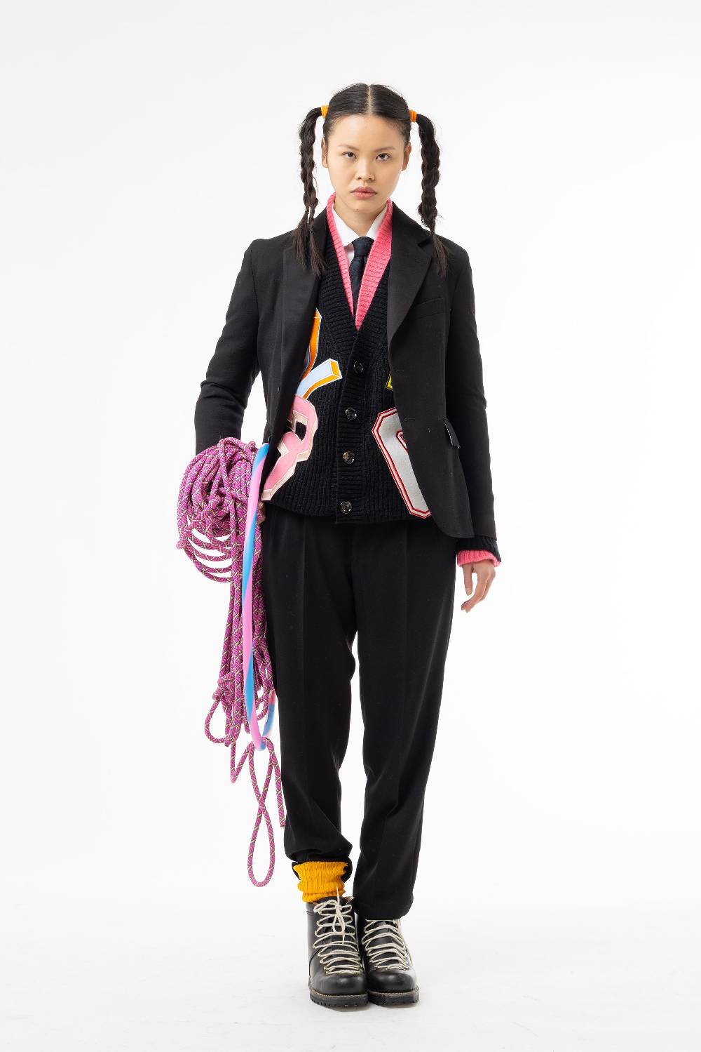 Lc23 Marzotto Wool Black Blazer