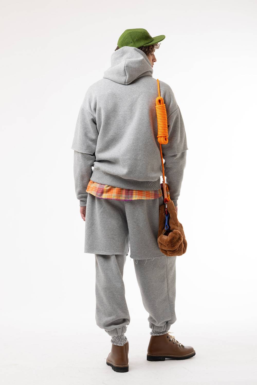 Lc23 Double Hoodie Grey Offerta Giorno del Papà