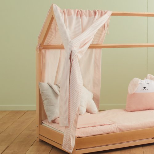 Nanán Tenda Letto Rosa per Lettino Montessori Liquidazione