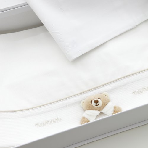 Nanán Lenzuola per lettino Set 3pz Tato linea Bianca Fino al 55% di sconto