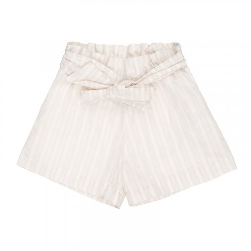 Nanán Shorts a righe panna