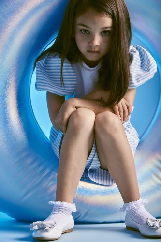 Nanán T-Shirt azzurra Vendita Economica