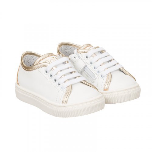 Nanán Scarpe in pelle bianche Offerta speciale della fabbrica