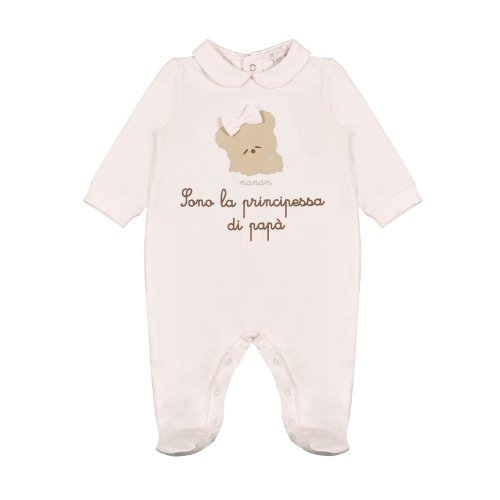 Nanán Confezione Tutina con scritta Sono la principessa di papÃ