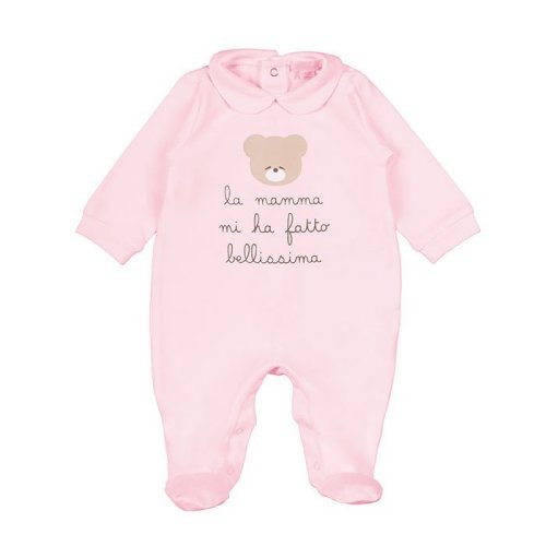 Nanán Confezione Tutina con scritta Bimba