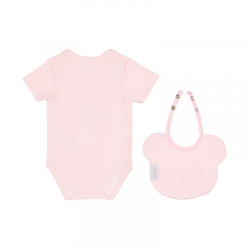 Nanán Confezione regalo rosa con body + bavaglino Vendita Economica