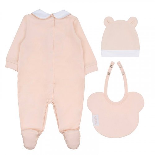 Nanán Confezione regalo tutina + berretta + bavaglio Saldi Di Fabbrica