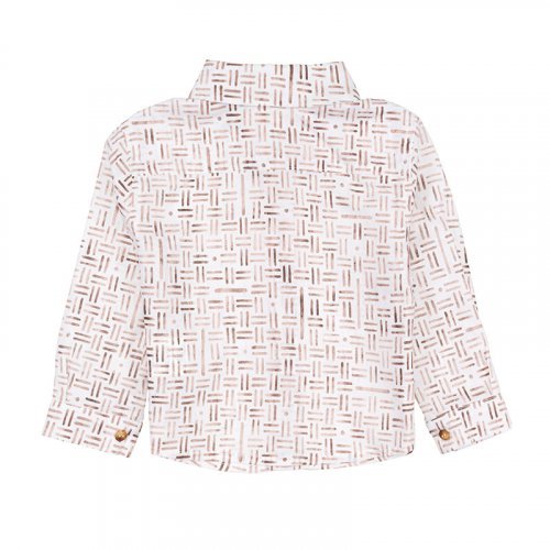 Nanán Camicia con fantasia geometrica Offerta speciale