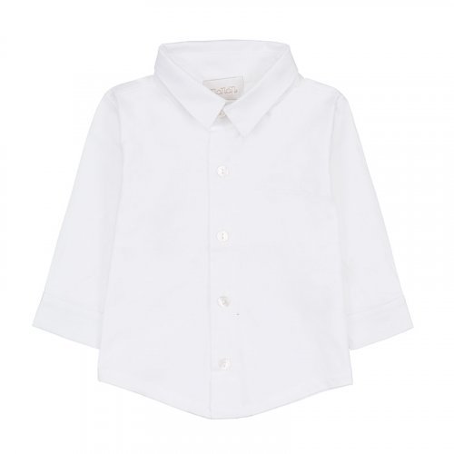 Nanán Camicia bianca in popeline Outlet