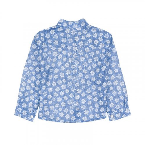 Nanán Camicia coreana azzurra Saldi