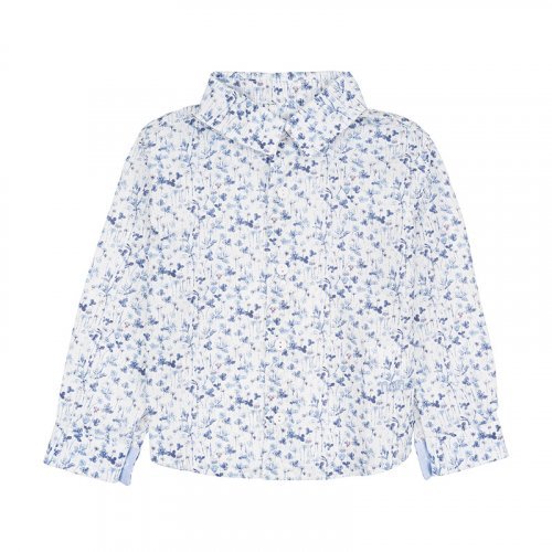 Nanán Camicia blu a fiori Hotsell